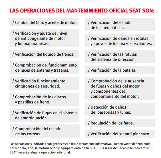 promocion mantenimiento seat vallaodlid